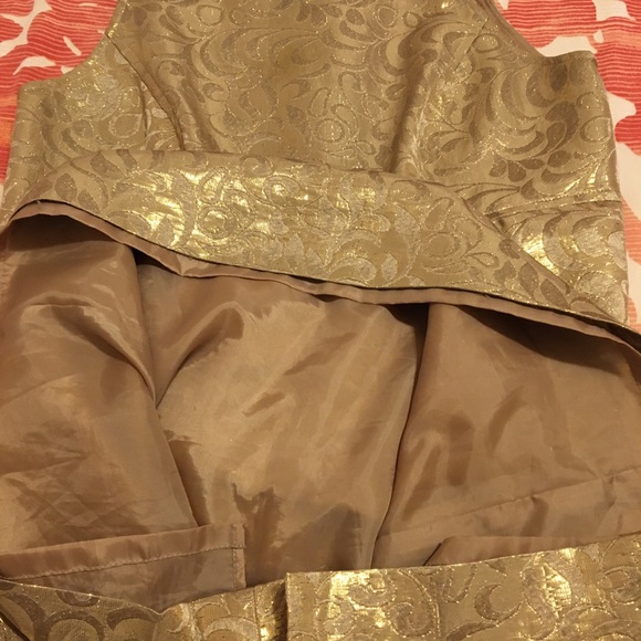 Jones New York Gold Cocktail Dress - Picture 5 of 5